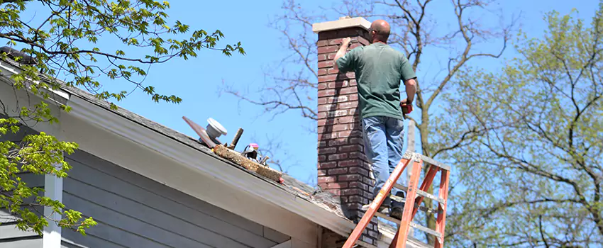 Vinyl and PVC Chimney Flashing Installation in Frankfort, IN